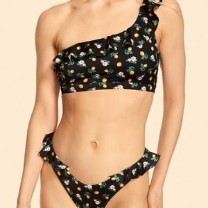 🍋Vitoria’s Secret Lemon and Floral Bikini